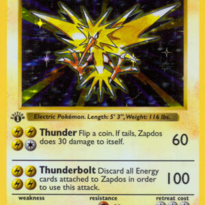 Zapdos — 1st Edition — BS 016