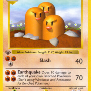 Dugtrio — 1st Edition — BS 019