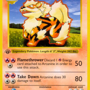 Arcanine — 1st Edition — BS 023