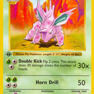 Nidorino — 1st Edition — BS 037