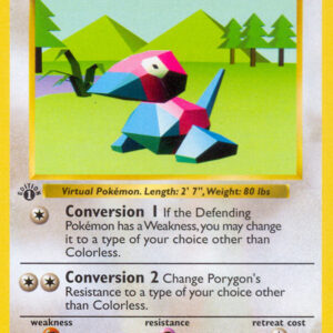Porygon — 1st Edition — BS 039