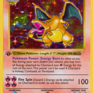 Charizard — 1st Edition — BS 004