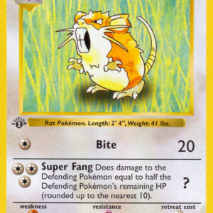 Raticate — 1st Edition — BS 040