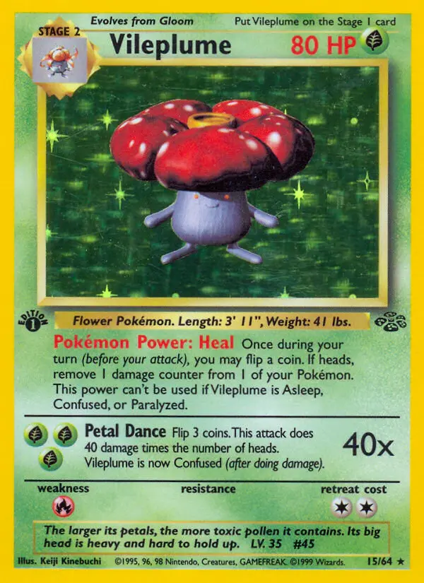 Vileplume (#15) — JU 015
