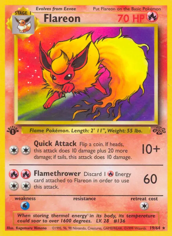 Flareon (#19) — JU 019