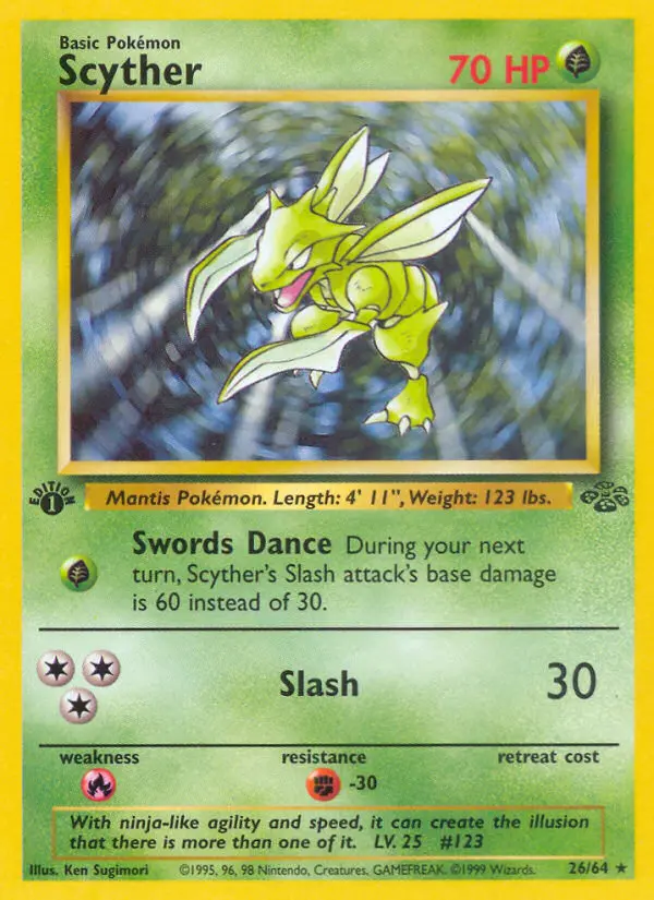 Scyther (#26) — JU 026