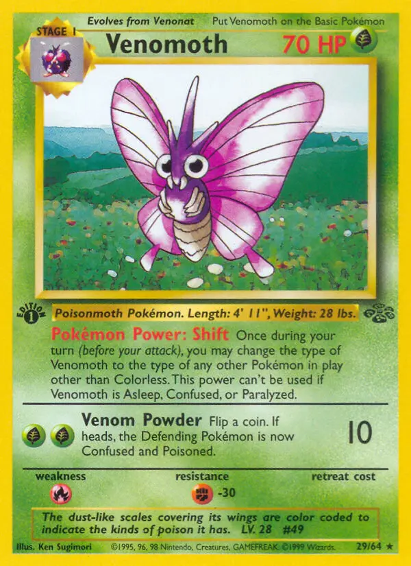Venomoth (#29) — JU 029