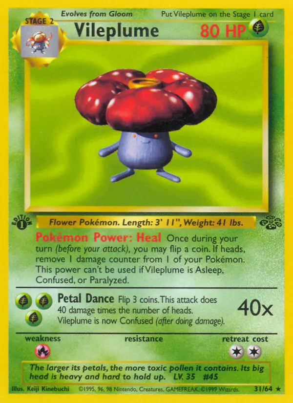Vileplume (#31) — JU 031