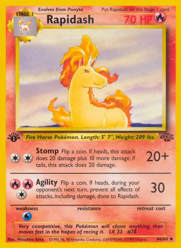 Rapidash (#44) — JU 044