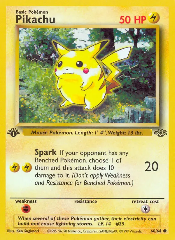 Pikachu (#60) — JU 060