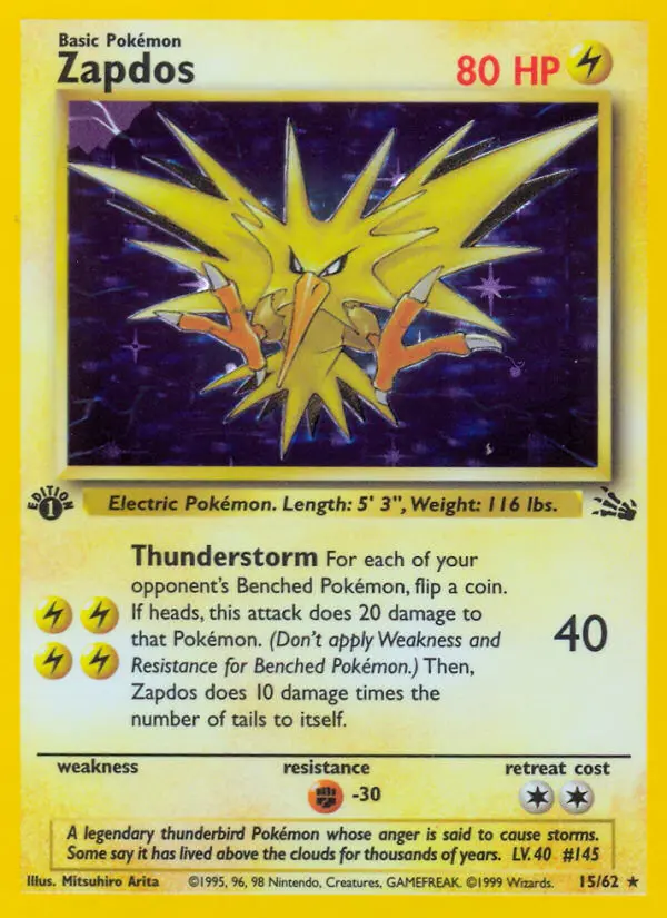 Zapdos (#15) — FO 015