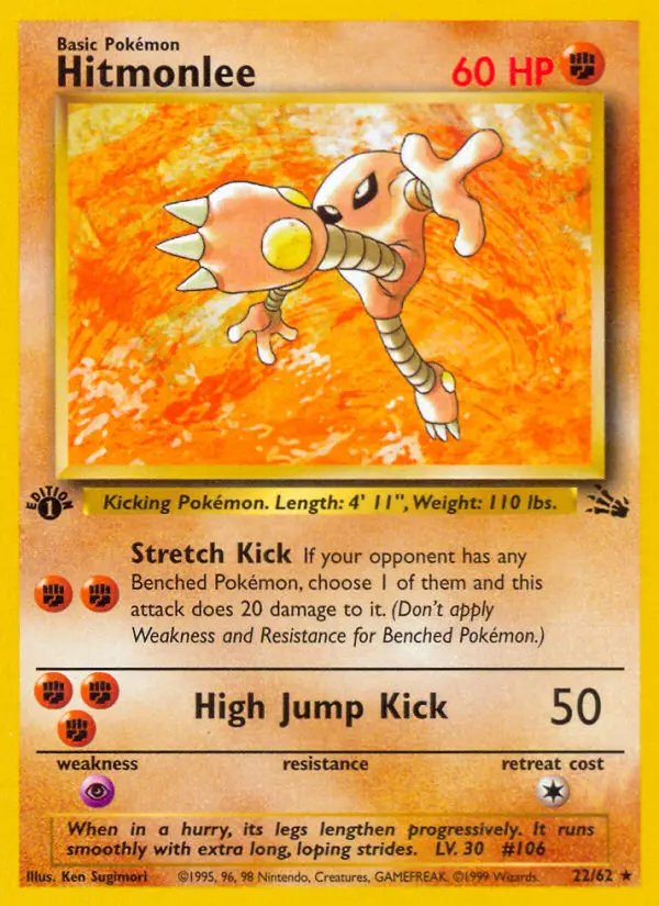Hitmonlee (#22) — FO 022