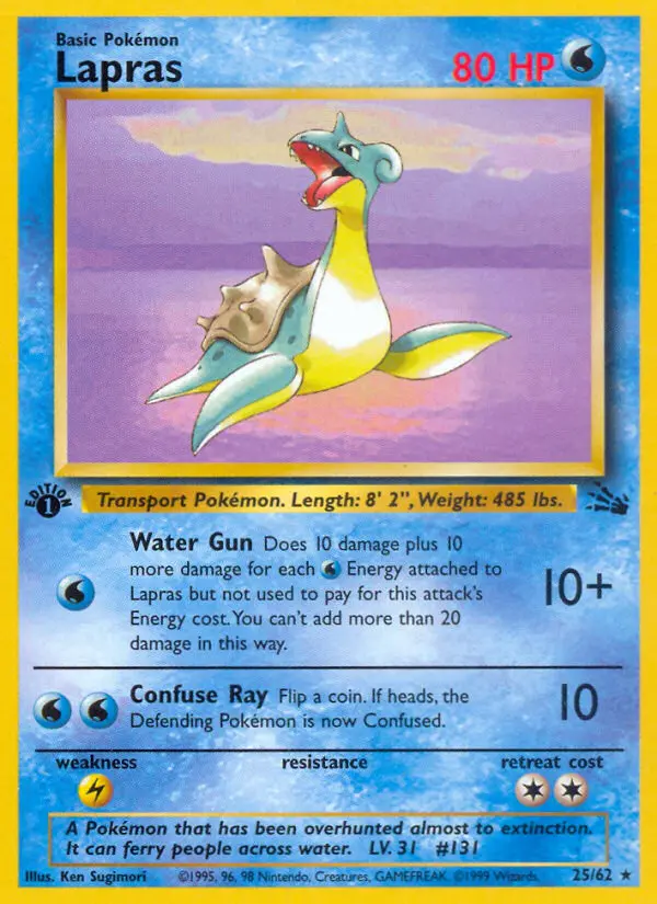 Lapras (#25) — FO 025