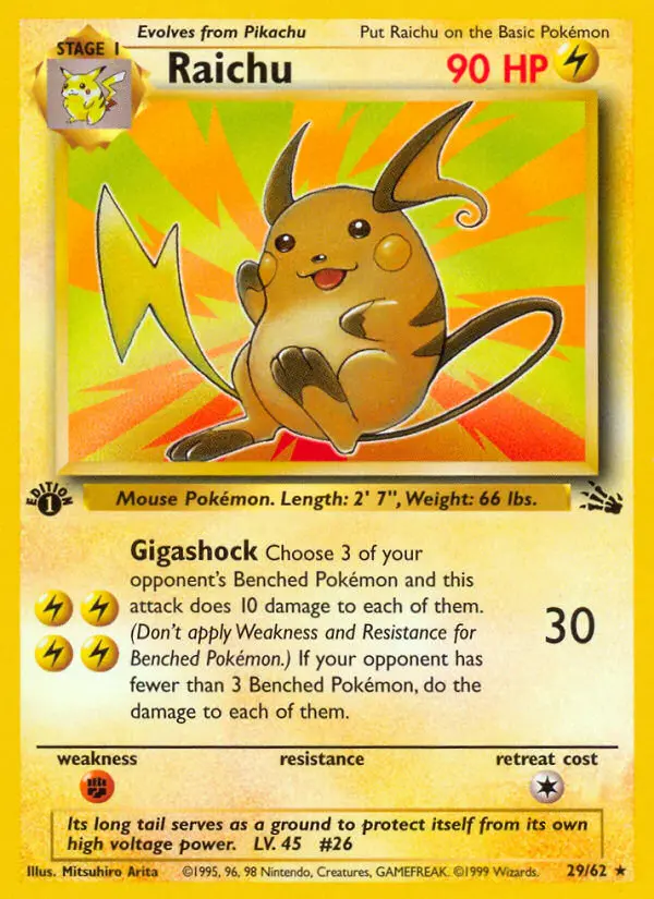 Raichu (#29) — FO 029