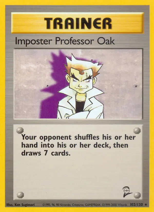 Impostor Professor Oak (#102) — B2 102