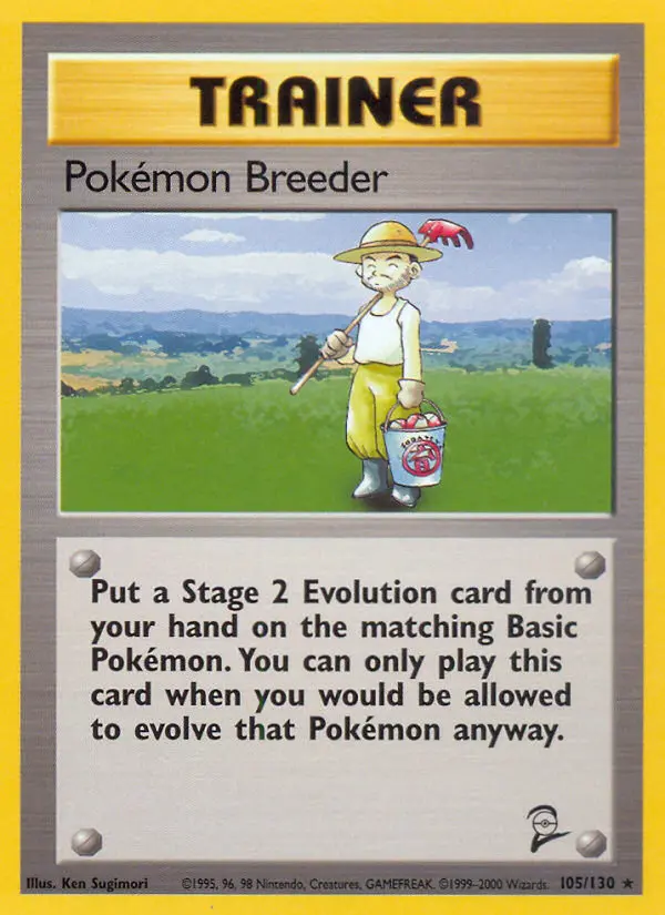 Pokémon Breeder (#105) — B2 105