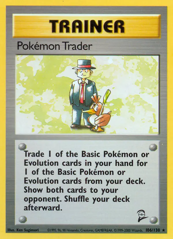 Pokémon Trader (#106) — B2 106