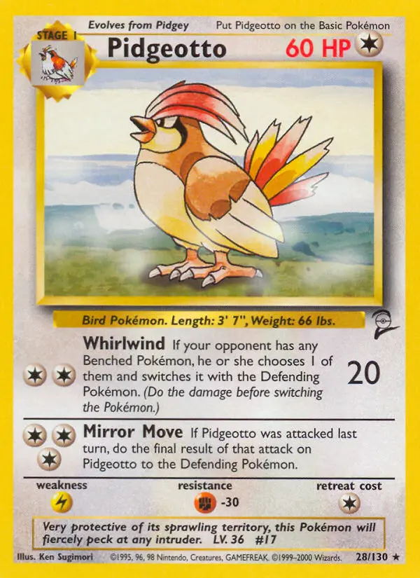 Pidgeotto (#28) — B2 028