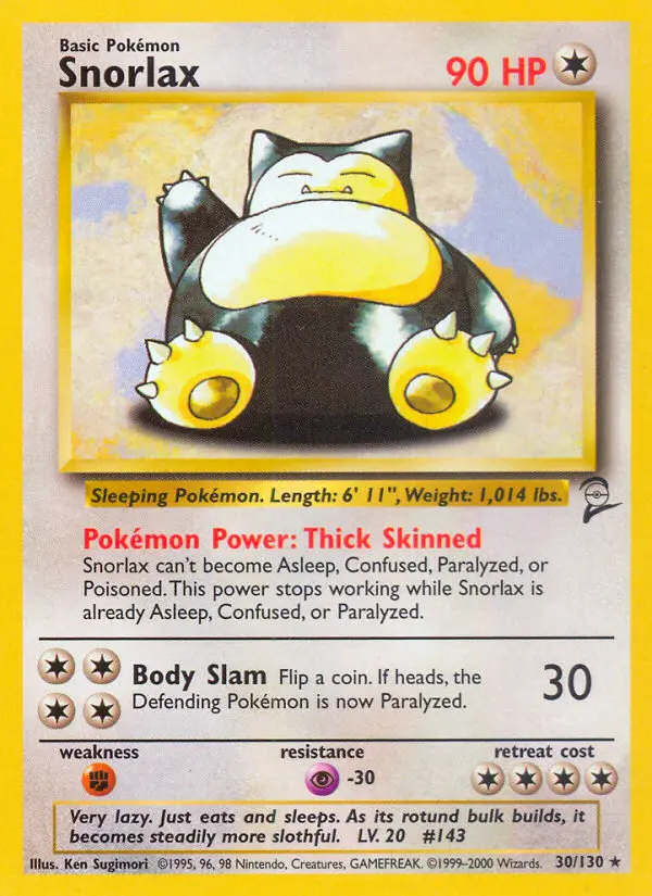 Snorlax (#30) — B2 030