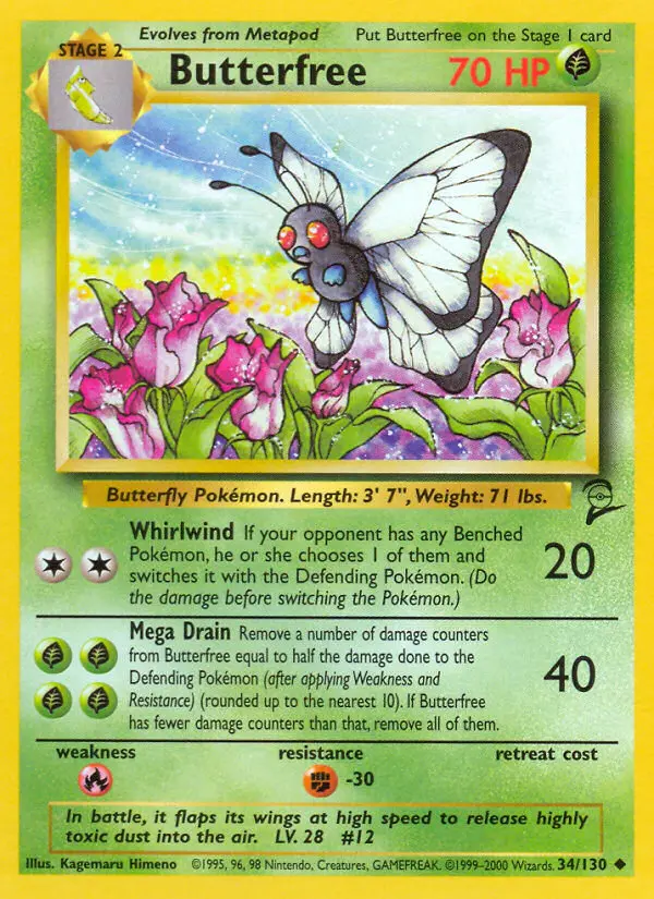 Butterfree (#34) — B2 034