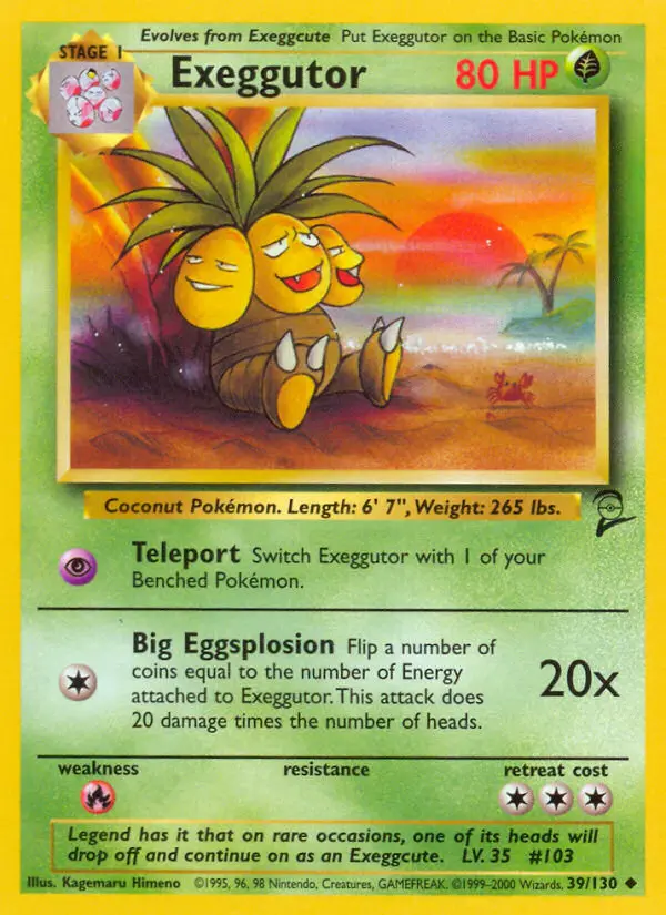 Exeggutor (#39) — B2 039