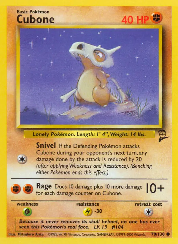 Cubone (#70) — B2 070