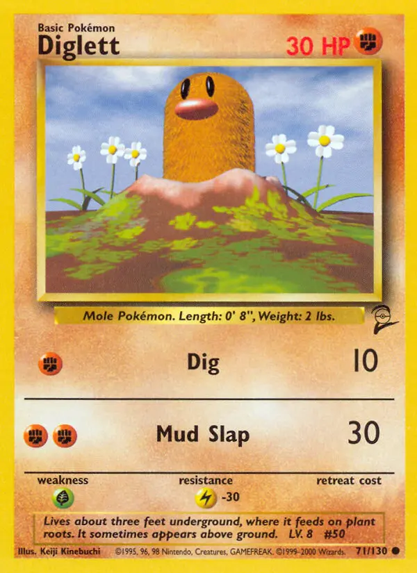 Diglett (#71) — B2 071