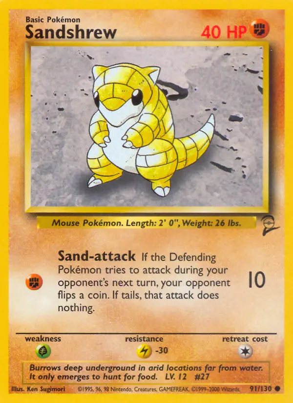Sandshrew (#91) — B2 091