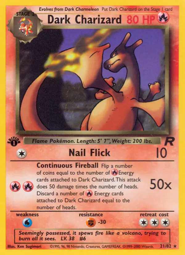 Dark Charizard (#21) — TR 021