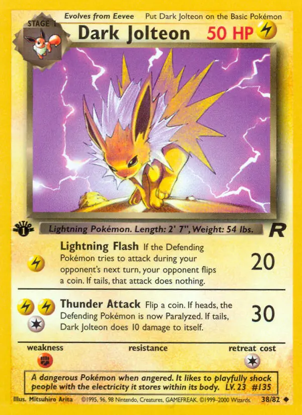 Dark Jolteon (#38) — TR 038