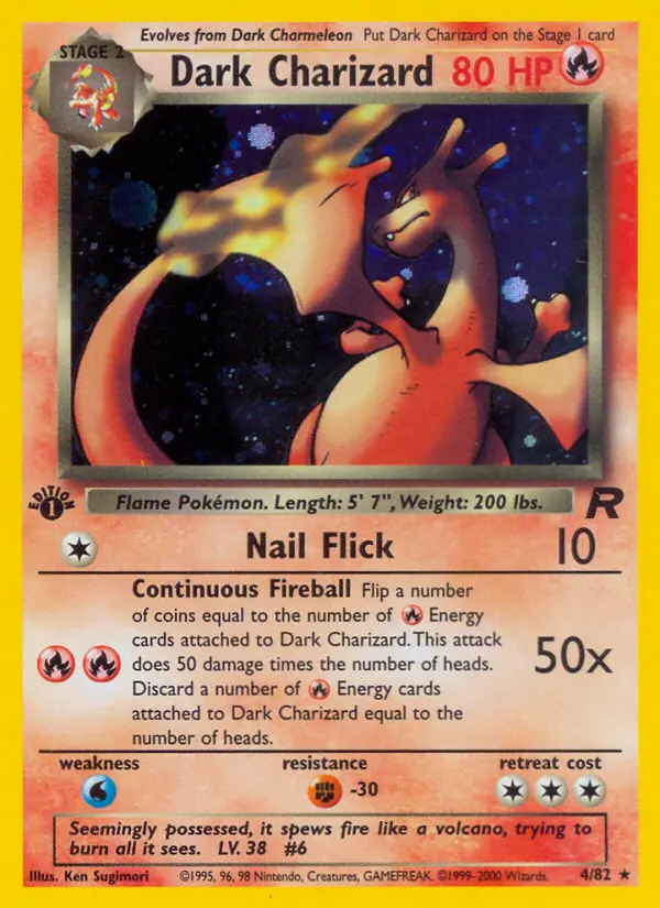 Dark Charizard (#4) — TR 004