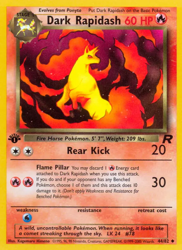 Dark Rapidash (#44) — TR 044