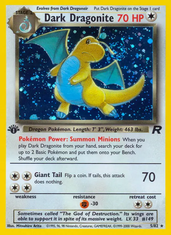 Dark Dragonite (#5) — TR 005