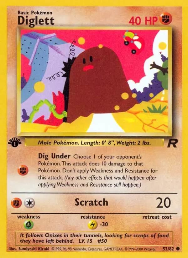 Diglett (#52) — TR 052