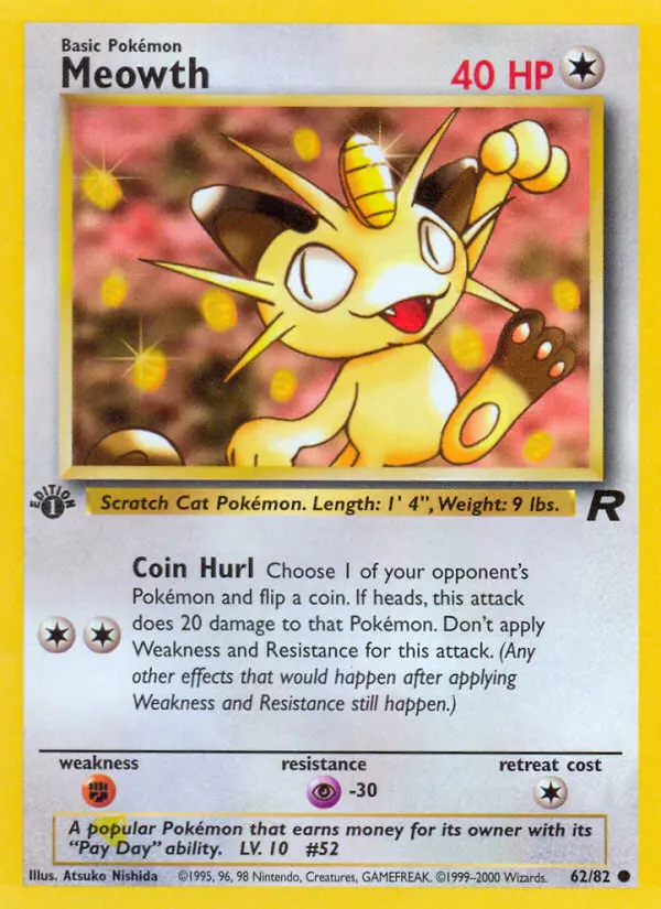 Meowth (#62) — TR 062