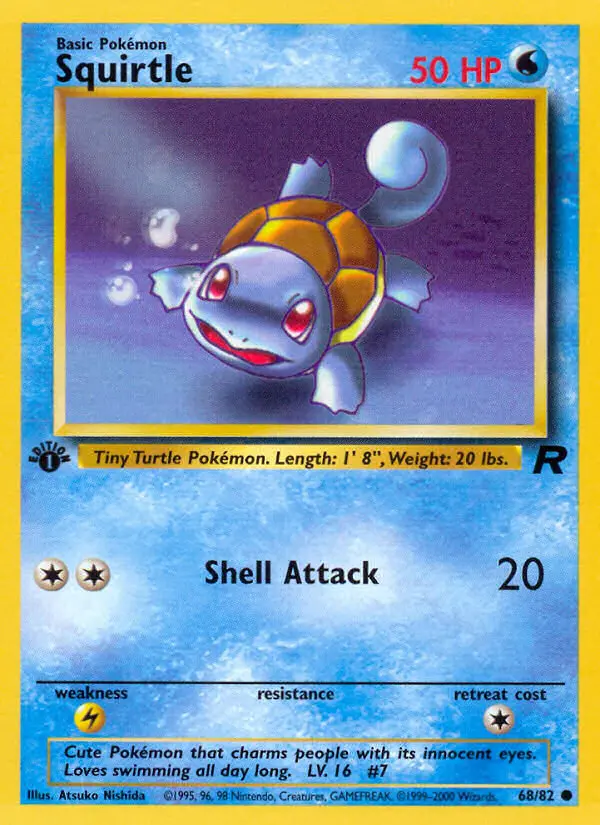 Squirtle (#68) — TR 068