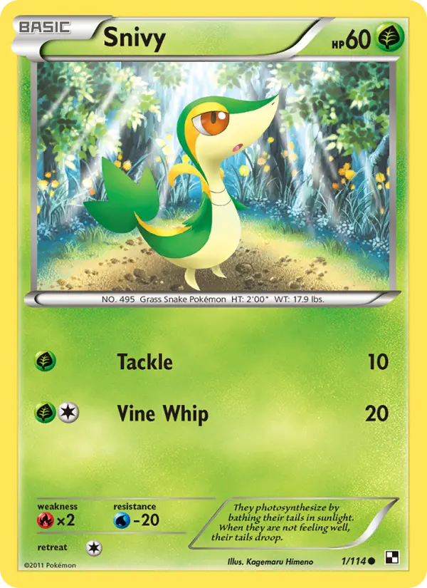 Snivy (#1) — BW 001