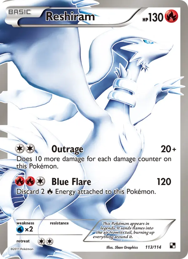 Reshiram (#113) — BW 113