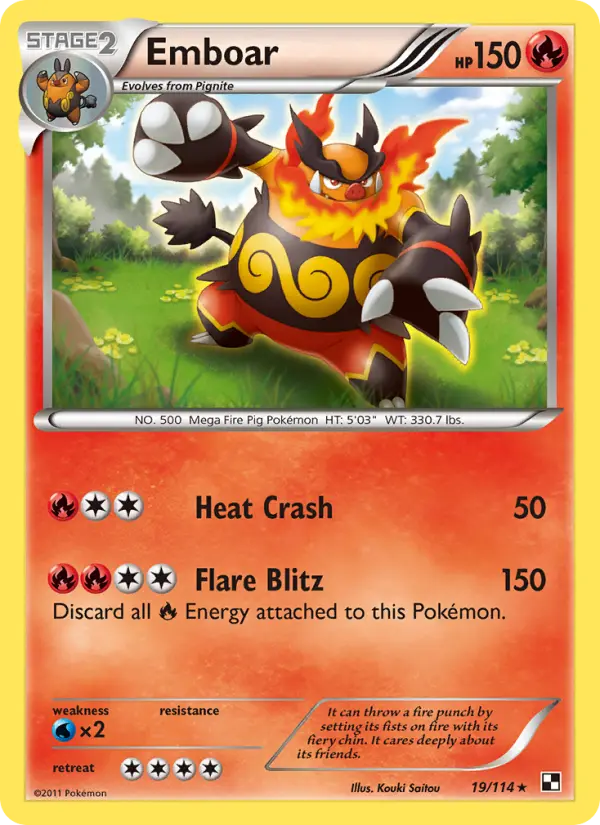 Emboar (#19) — BW 019