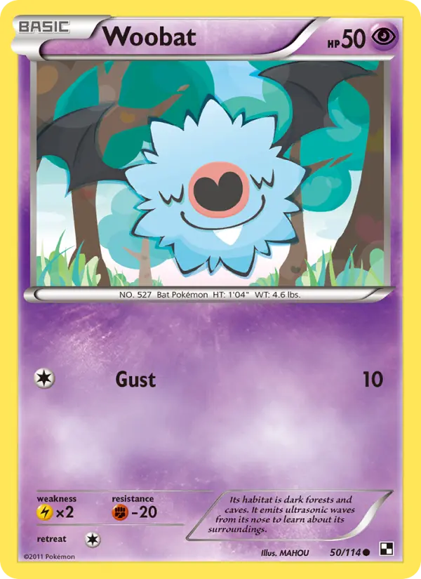 Woobat (#50) — BW 050