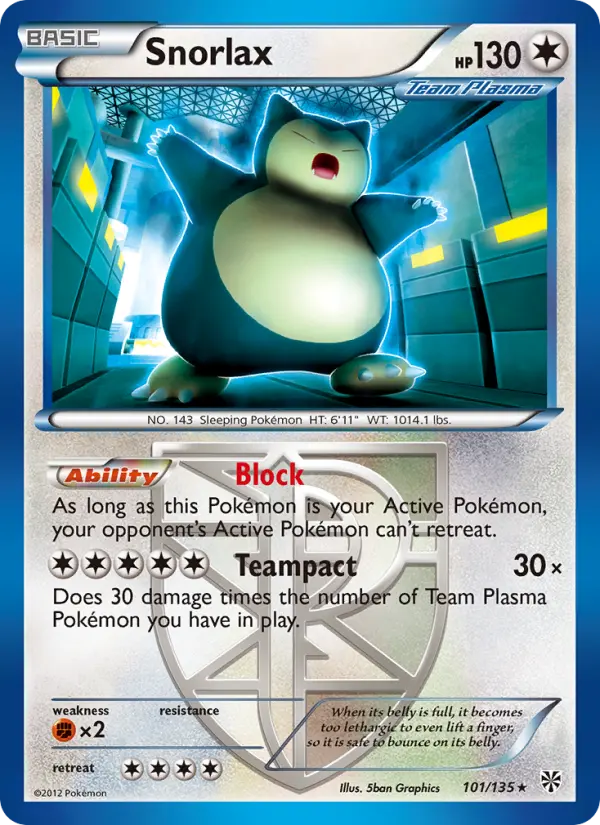 Snorlax (#101) — PLS 101