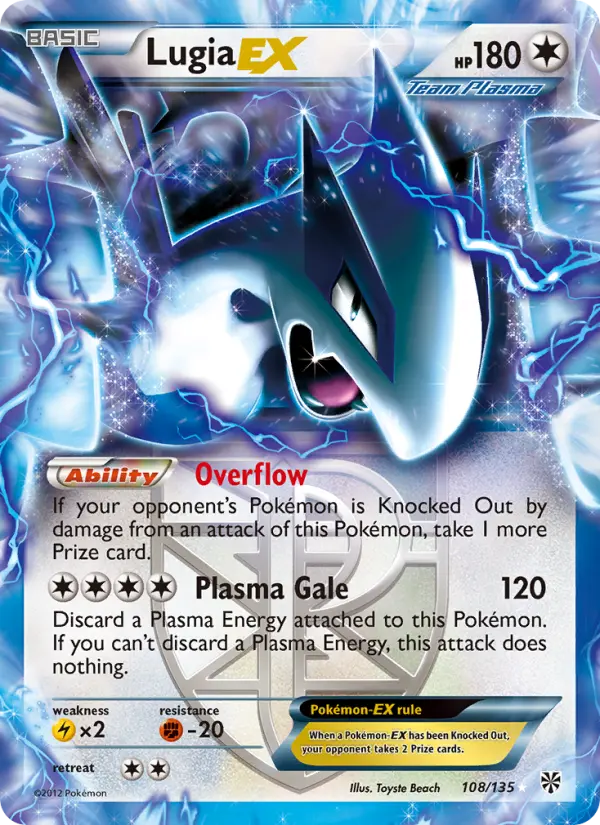 Lugia-EX (#108) — PLS 108