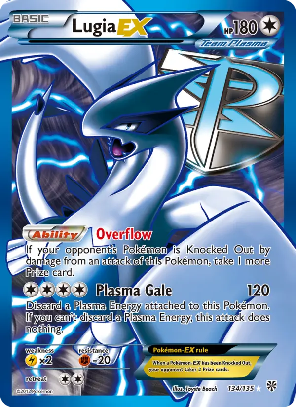 Lugia-EX (#134) — PLS 134