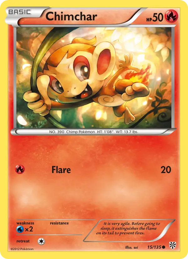 Chimchar (#15) — PLS 015