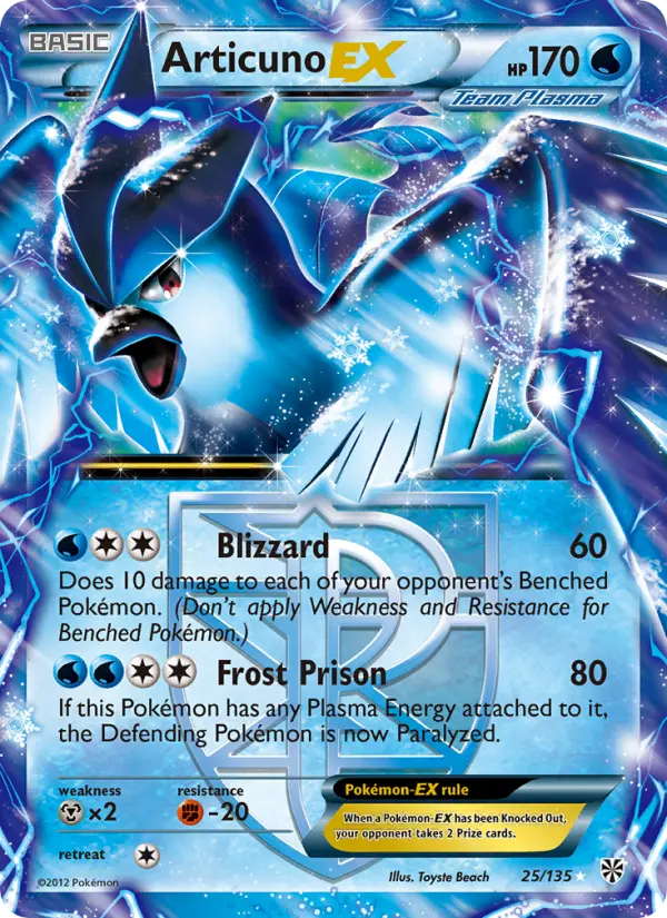 Articuno-EX (#25) — PLS 025
