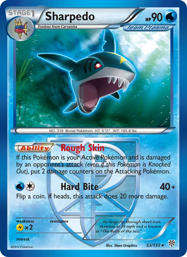 Sharpedo (#33) — PLS 033