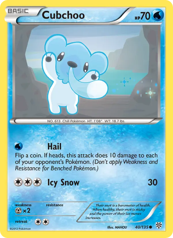 Cubchoo (#40) — PLS 040