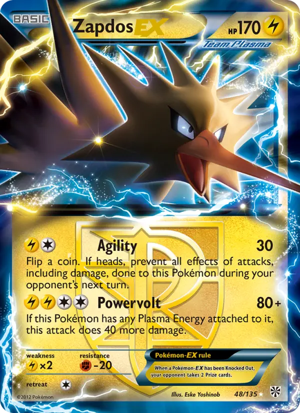 Zapdos-EX (#48) — PLS 048