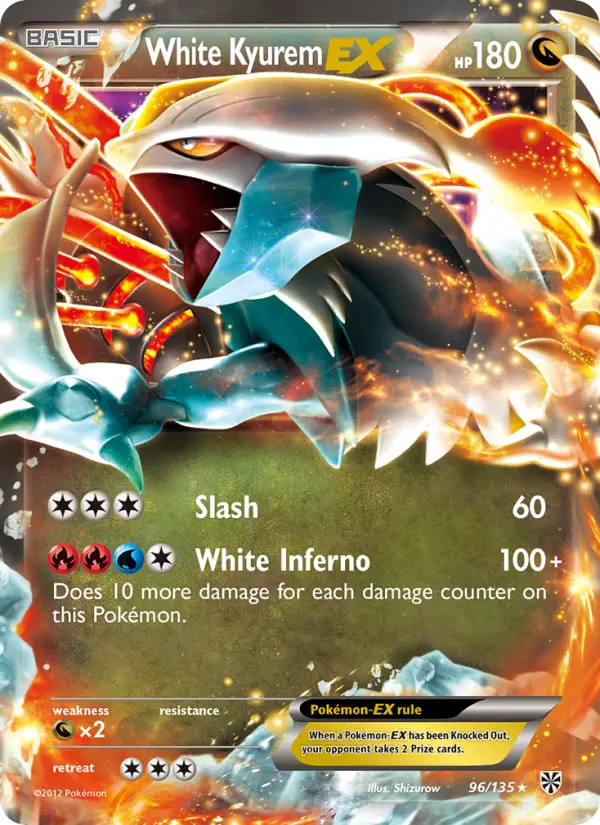 White Kyurem-EX (#96) — PLS 096