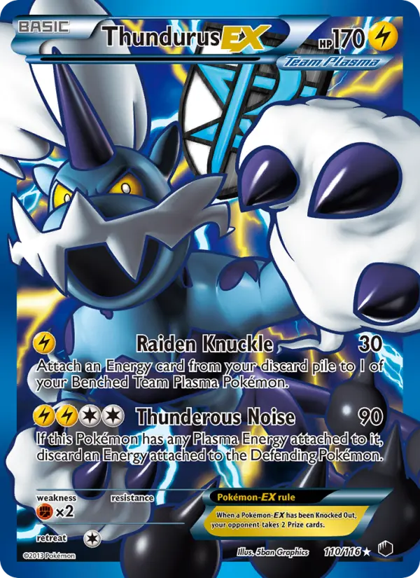 Thundurus-EX (#110) — PLF 110